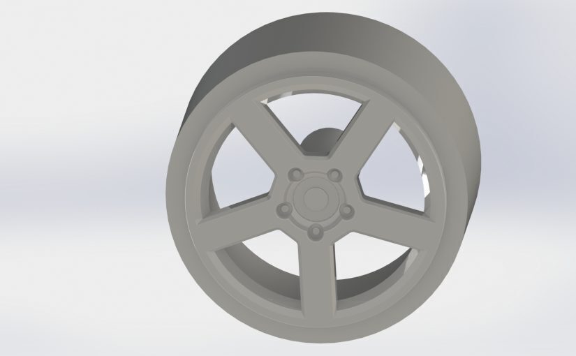 [RC Volvo S60R] Pegasus Wheels 3D modeling